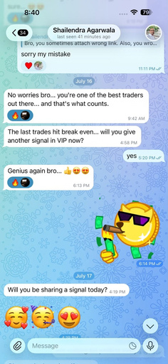 Member feedback in Telegram